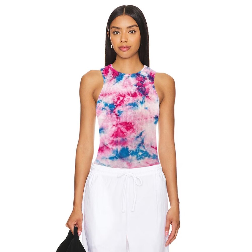 Year of Ours Tie Dye Sporty Racer Tank